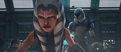 Ahsoka and Rex plot their escape.