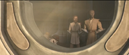 R4 beside Windu and Kenobi