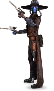 Cad Bane, one of the most successful bounty hunters during the Clone Wars