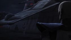 Rex pondering what will happen to the clones after the end of the war.