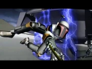 Boba attempting to capture Count Dooku