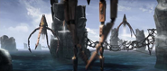 Tridents unloading on Mon Calamari