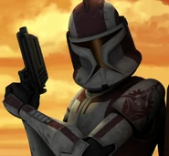 Stone, a clone commander of the Coruscant Guard