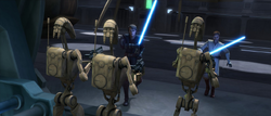 Anakin Obi-Wan attack droids-WOTM