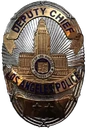 Authentic LAPD Deputy Chief's badge