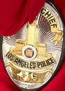 Partly covered Deputy Chief's badge as seen in the Major Crimes Universe