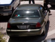 The back of Det. Sanchez's CVPI (“The Ecstasy and the Agony”)