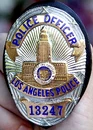 Authentic LAPD Officer's badge