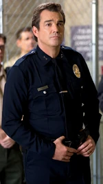 Deputy Chief Howard in a Class A uniform