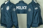 LAPD windbreaker worn by sworn law-enforcement officers.