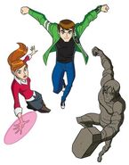 Ben's team in Ben 10: Ultimate Alien