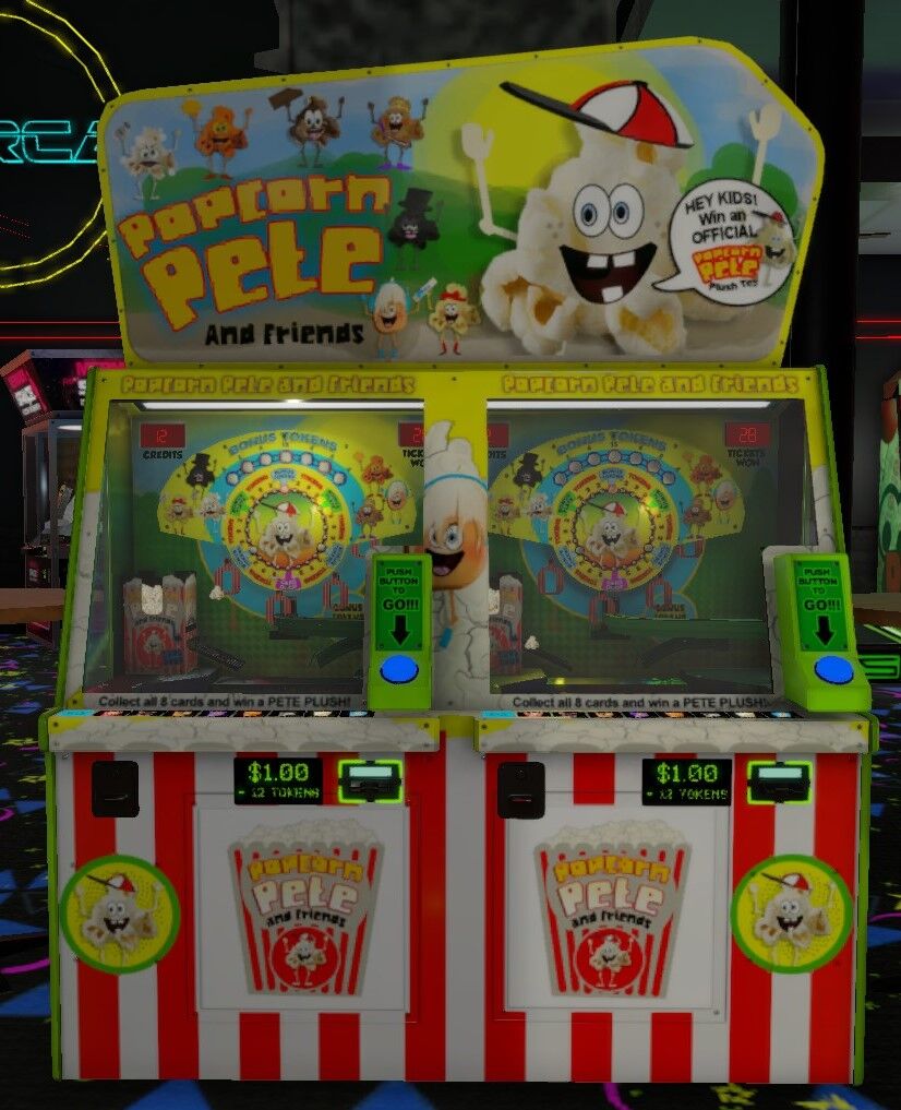 Robot popcorn  Vending machine, Arcade machine, Penny arcade