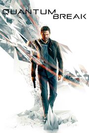 Promotional cover of Quantum Break featuring the game's protagonist, Jack Joyce