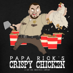 Papa-rick-s-crispy-chicken-t-shirt design.png