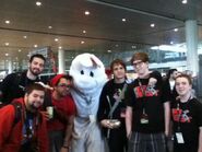 Gassy, Danz, Sly, Seamus, & some fans at PAX East 2012.