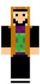 his most recent Minecraft skin