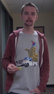 Spencer with the Pallet Man shirt