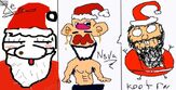 Pervert, stripper and South Park Santas