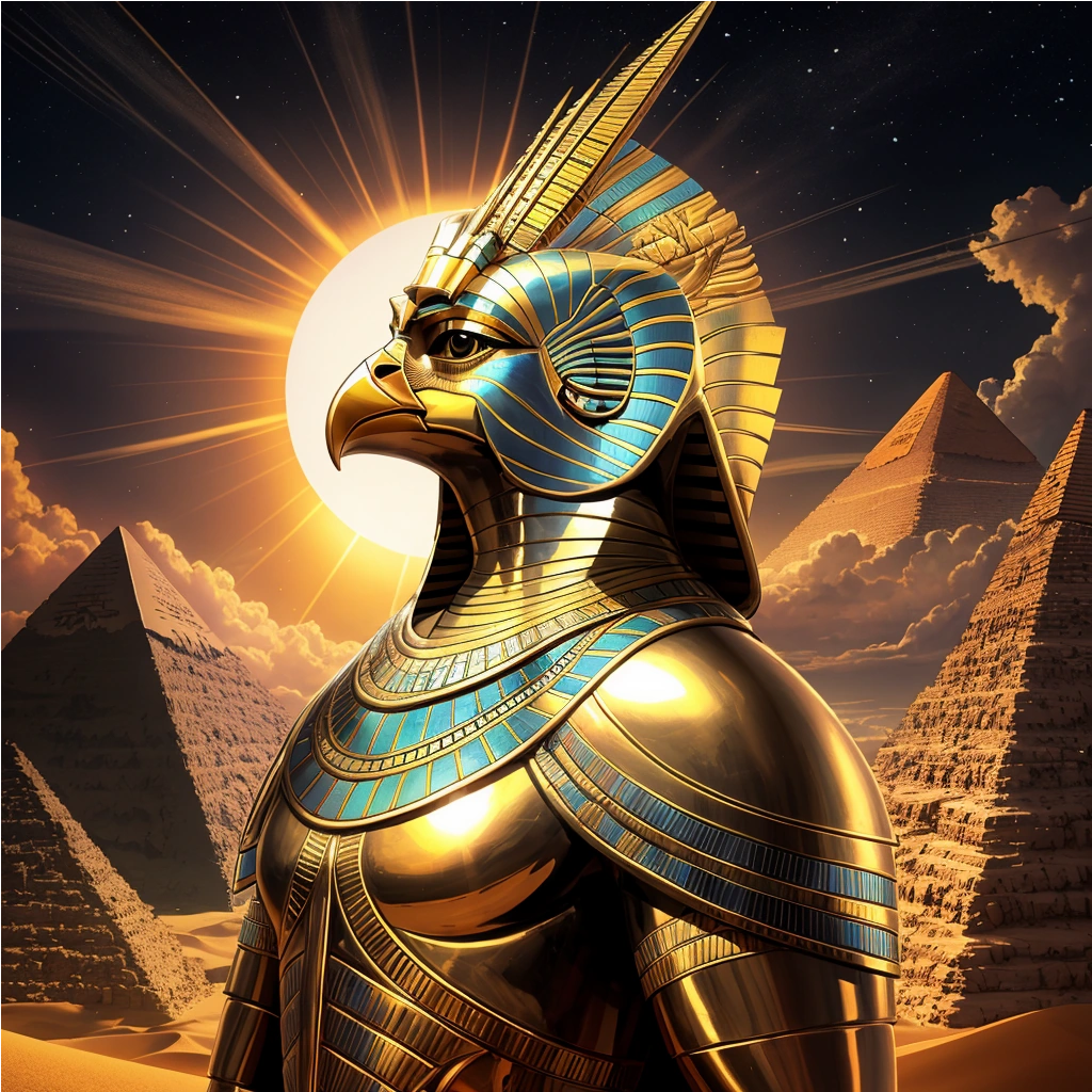 Simbolo di Ra associato ad Amunra