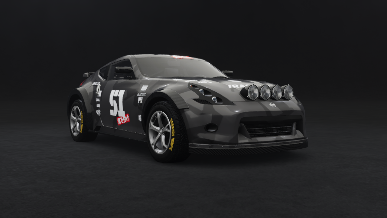 nissan 370z rally car