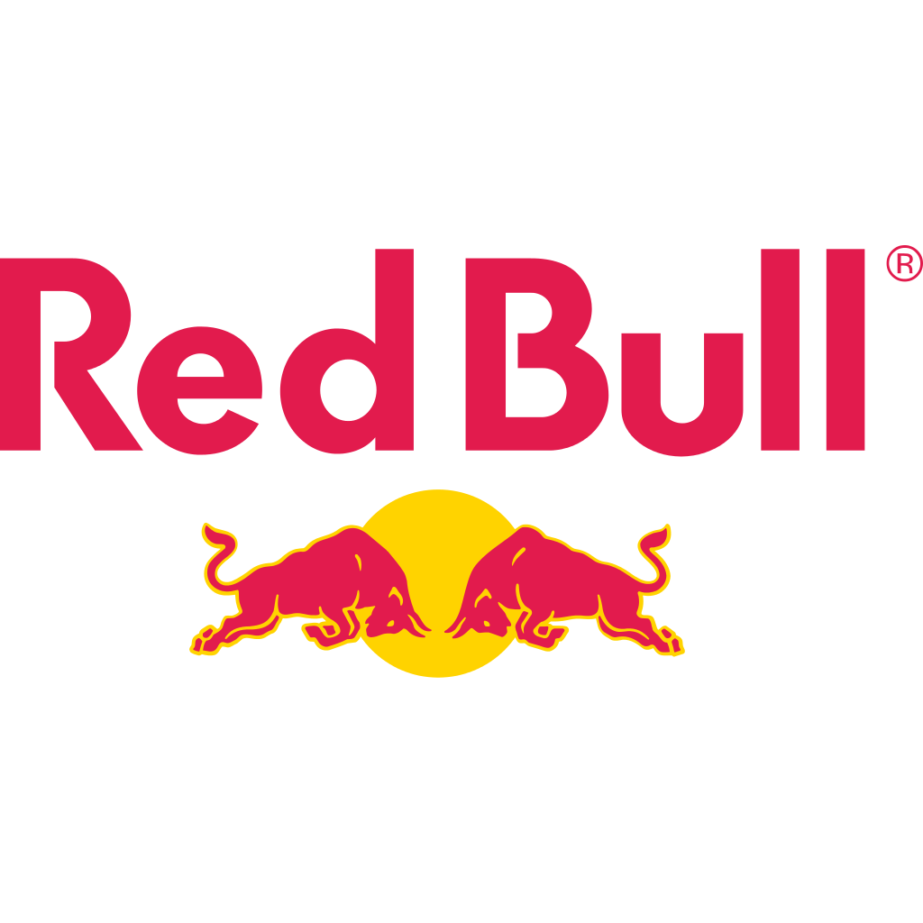 red bull logo black background