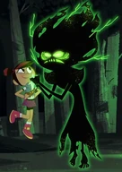Harriet in her corrupted form threatening Molly.