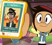 Bobby in Molly McGee's phone.