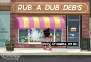 Rub a Dub Deb’s.
