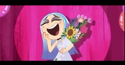 Andrea in the movie for the first time.