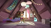 Molly's first unpacked room version.