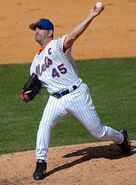 The C for captain patch above the wordmark worn by John Franco on his jersey's when he was captain from 2001-2004.