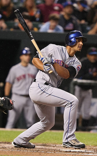 2011 New York Mets Fernando Martinez #26 Game Issued Grey Jersey