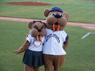 Boudreaux D. Nutria (right) and Clotile Picou (left)