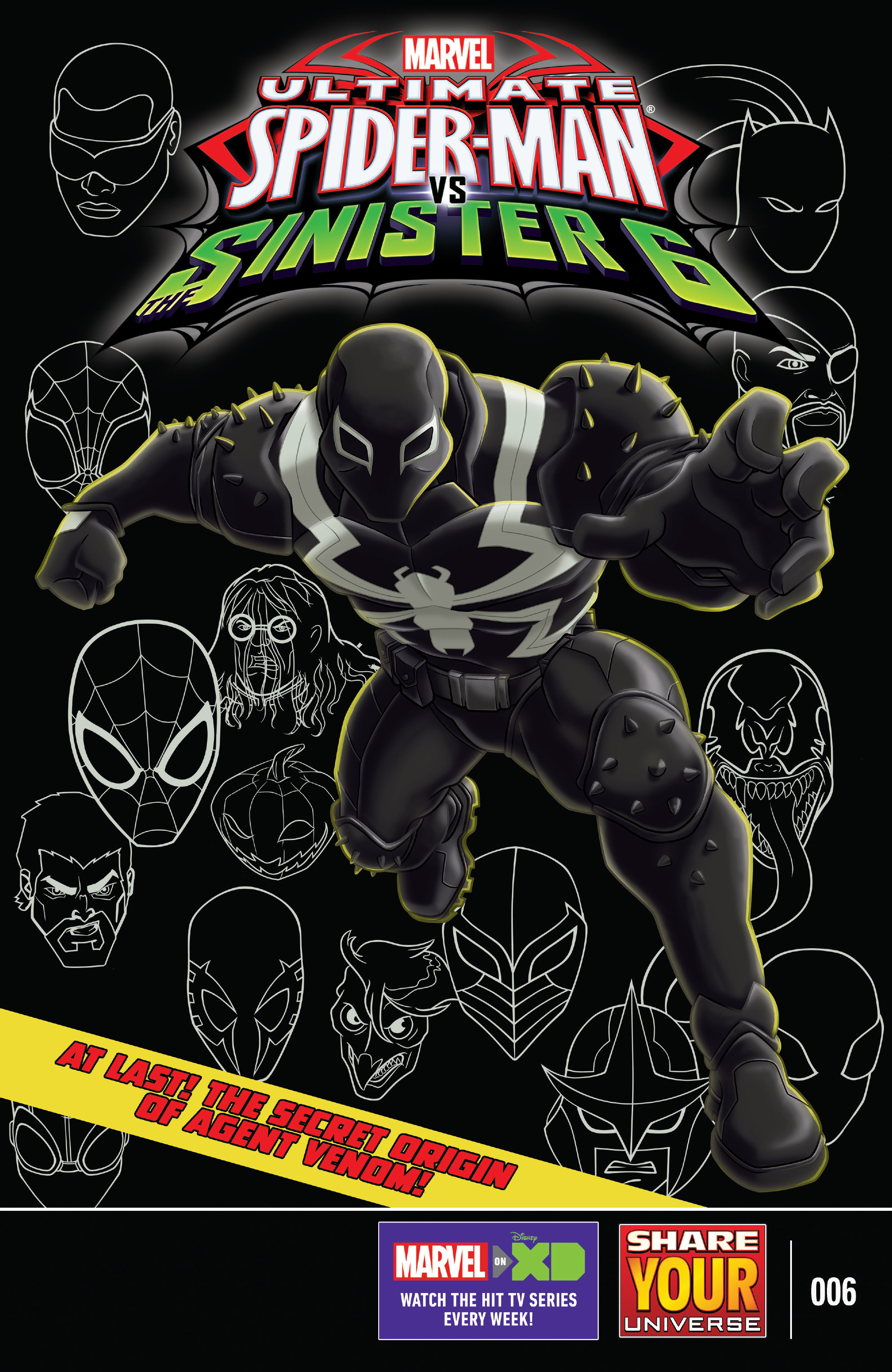 Marvel Universe: Ultimate Spider-Man vs The Sinister 6 - Agent Venom |  Ultimate Spider-Man Animated Series Wiki | Fandom