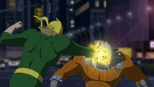 Iron Fist fights in Damage