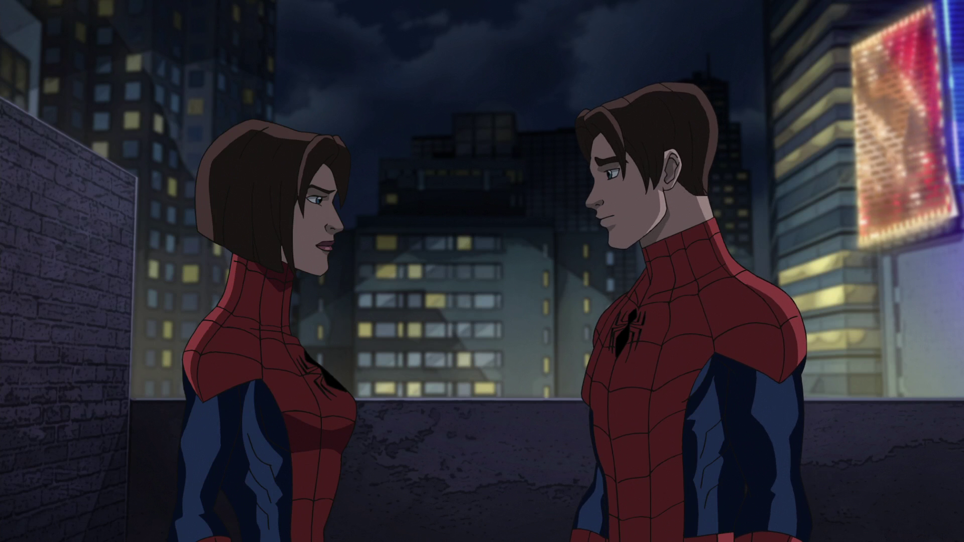 spiderman and spider girl