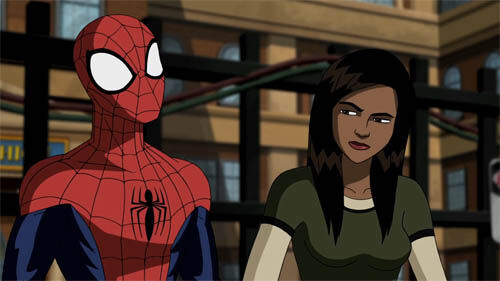 ultimate spiderman white tiger and spiderman