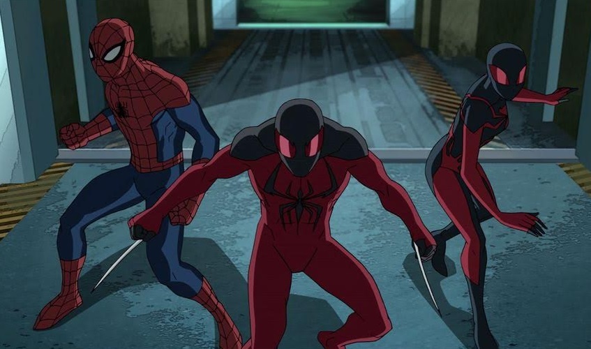 ultimate spider man scarlet spider