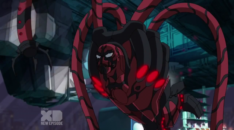 ultimate spider man disney xd carnage