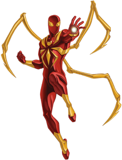 prompthunt sketch of the mcu iron spider