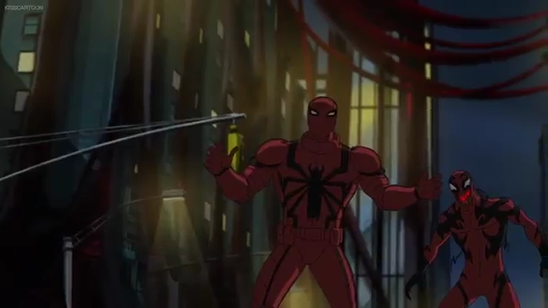 ultimate spiderman carnage vs venom