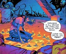 Eva searches for a way to purge the Darkness.