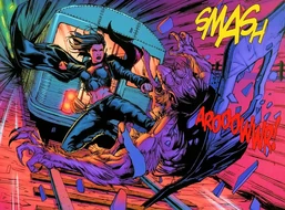Eva counter-assaults a werewolf hunting on its first full moon.
