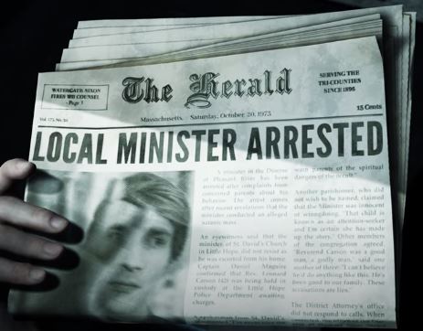 Newspaper: Minister Arrested | The Dark Pictures Wiki | Fandom