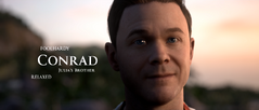 Conrad's profile at the start of the game.