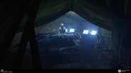 Autopsy scene concept art