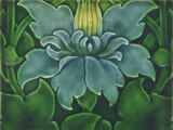 Embossed Floral Tile - Lewis F Day - Pilkington