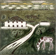 Rural Scene with Horse