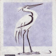 Stork Dunsmore Tiles Polly Brace c1930 Minton Blank