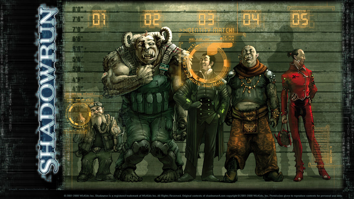 Shadowrun Races, Thedemonapostle's RPG Collections Wiki